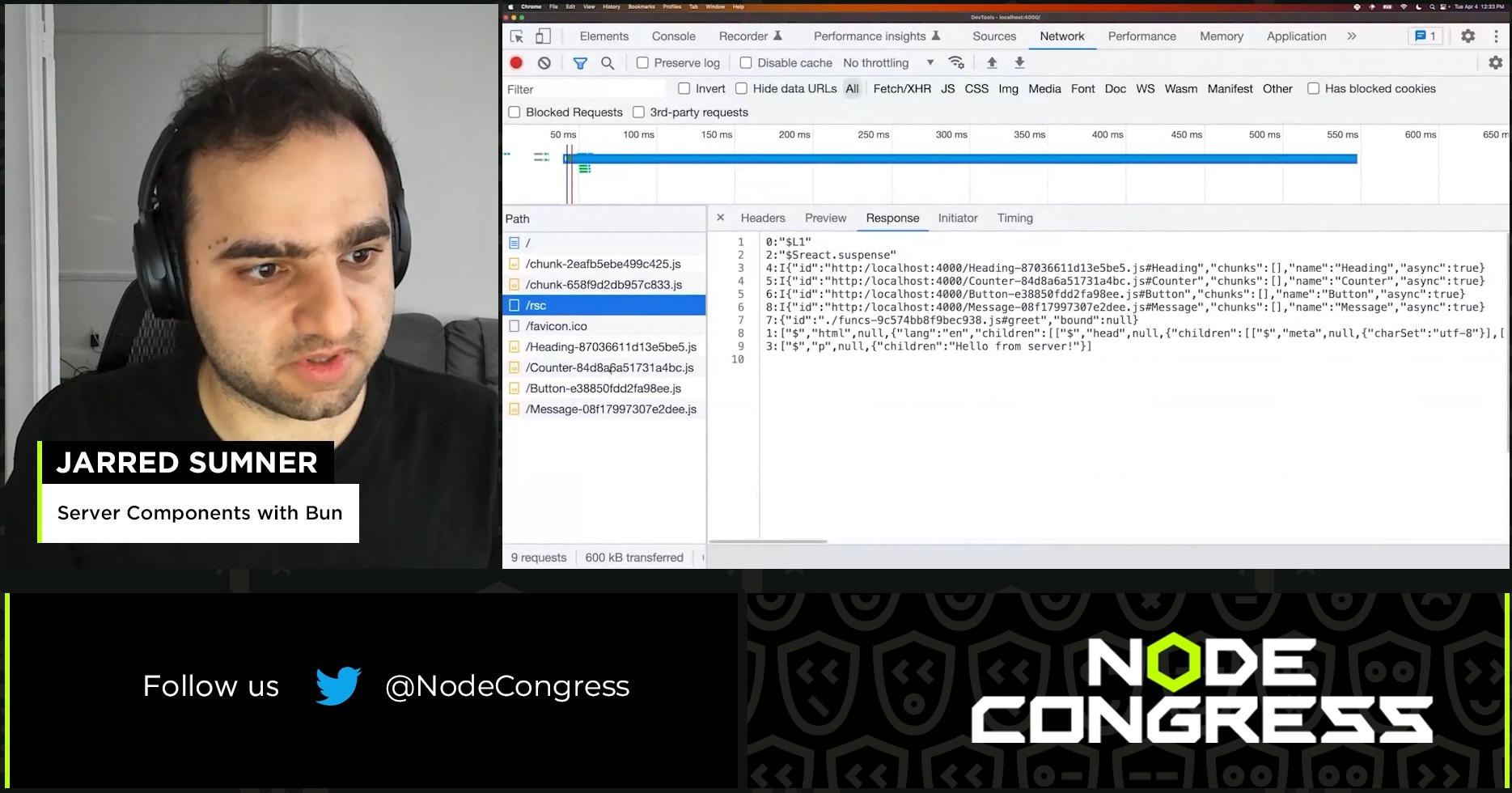 Jarred Sumner explains server components with Bun